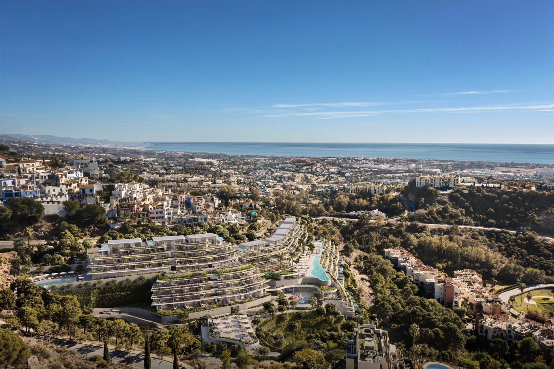 Azurean Marbella — one, two and three bedroom apartments in La Reserva de Alcuzcuz, Benahavís (1 of 9)