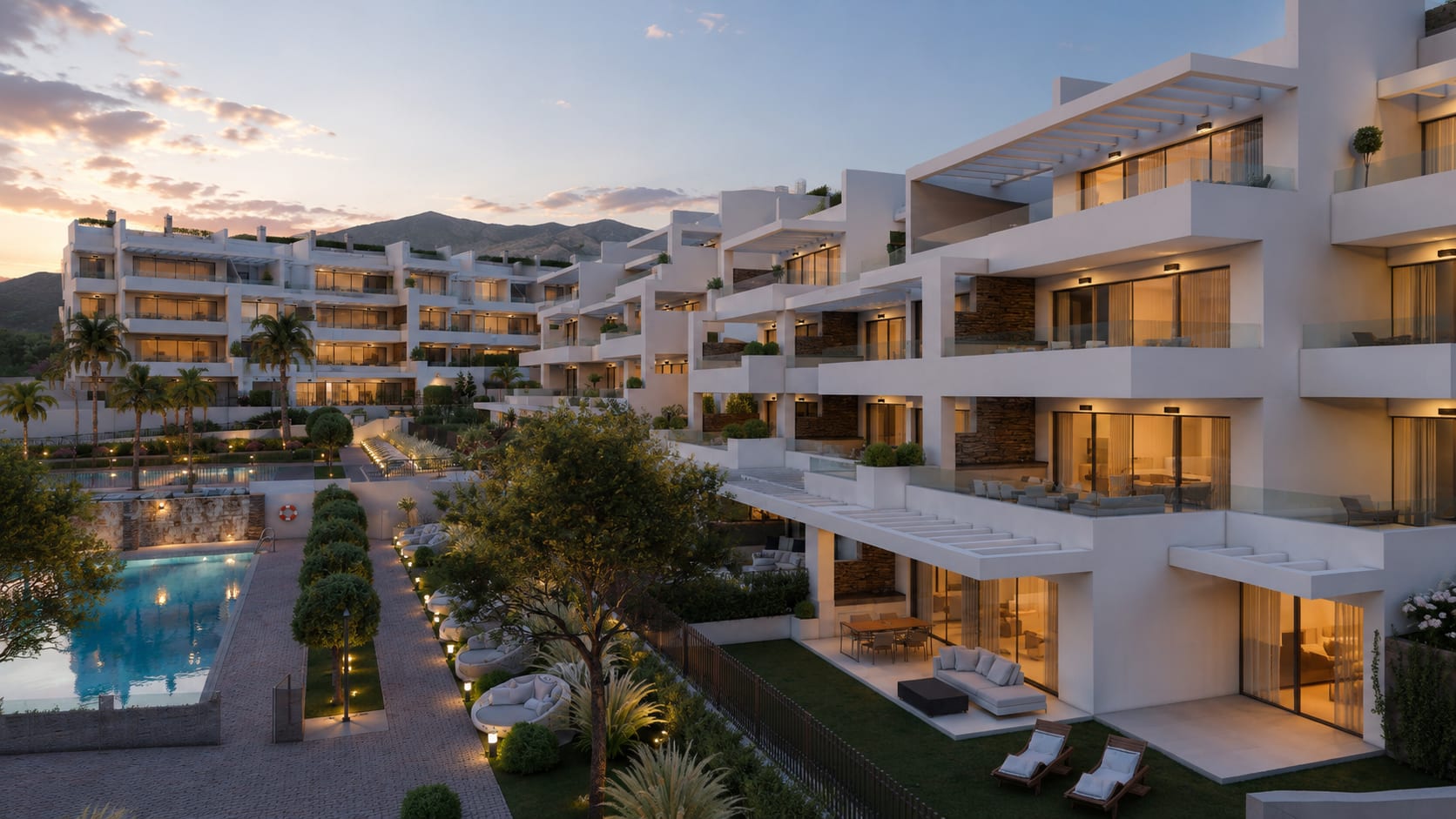Costafiore Gardens — two and three bedroom apartments in Arroyo Enmedio, Estepona (1 of 11)