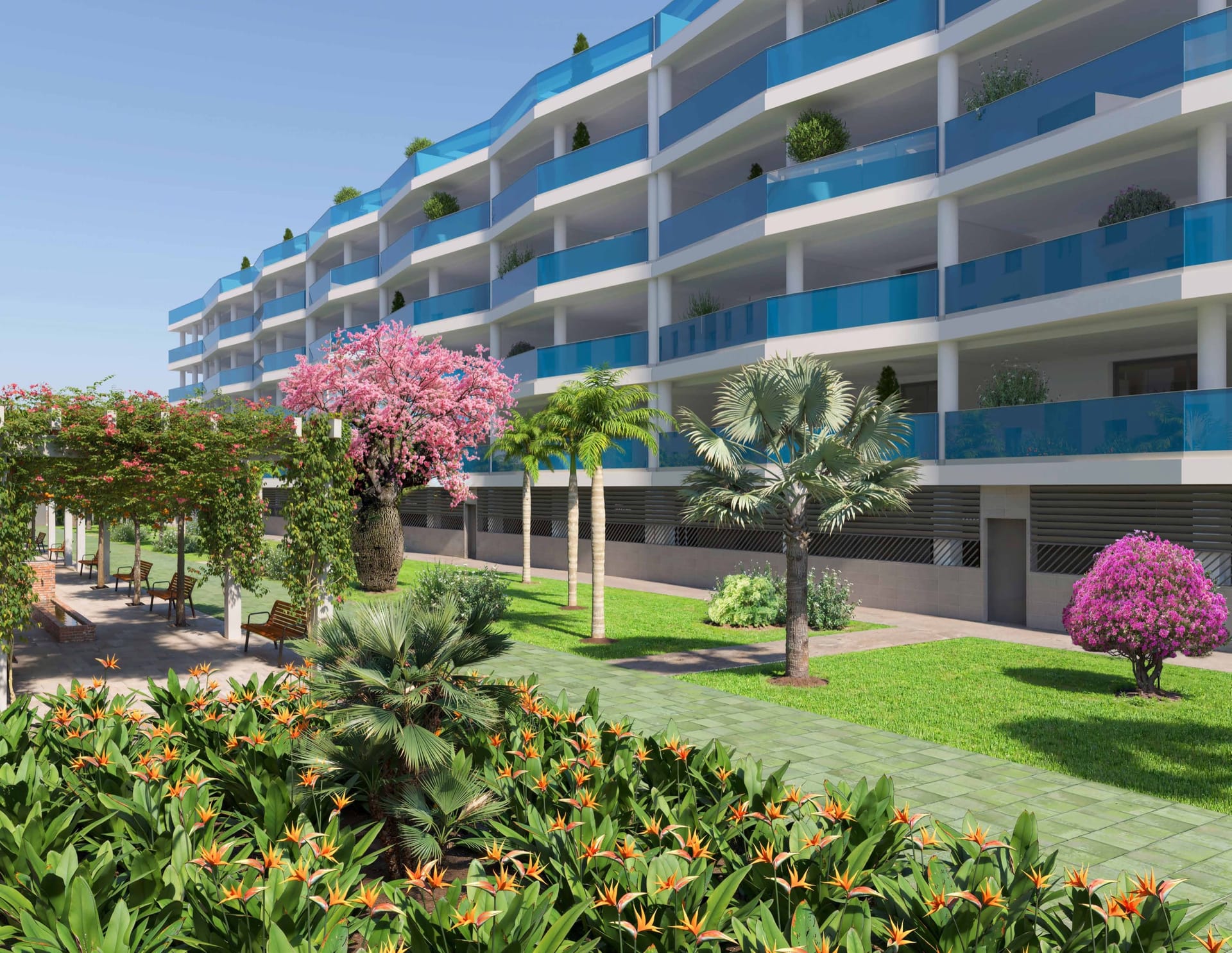 Jardines de las Lagunas II — two and three bedroom apartments in Las Lagunas, Mijas (2 of 8)