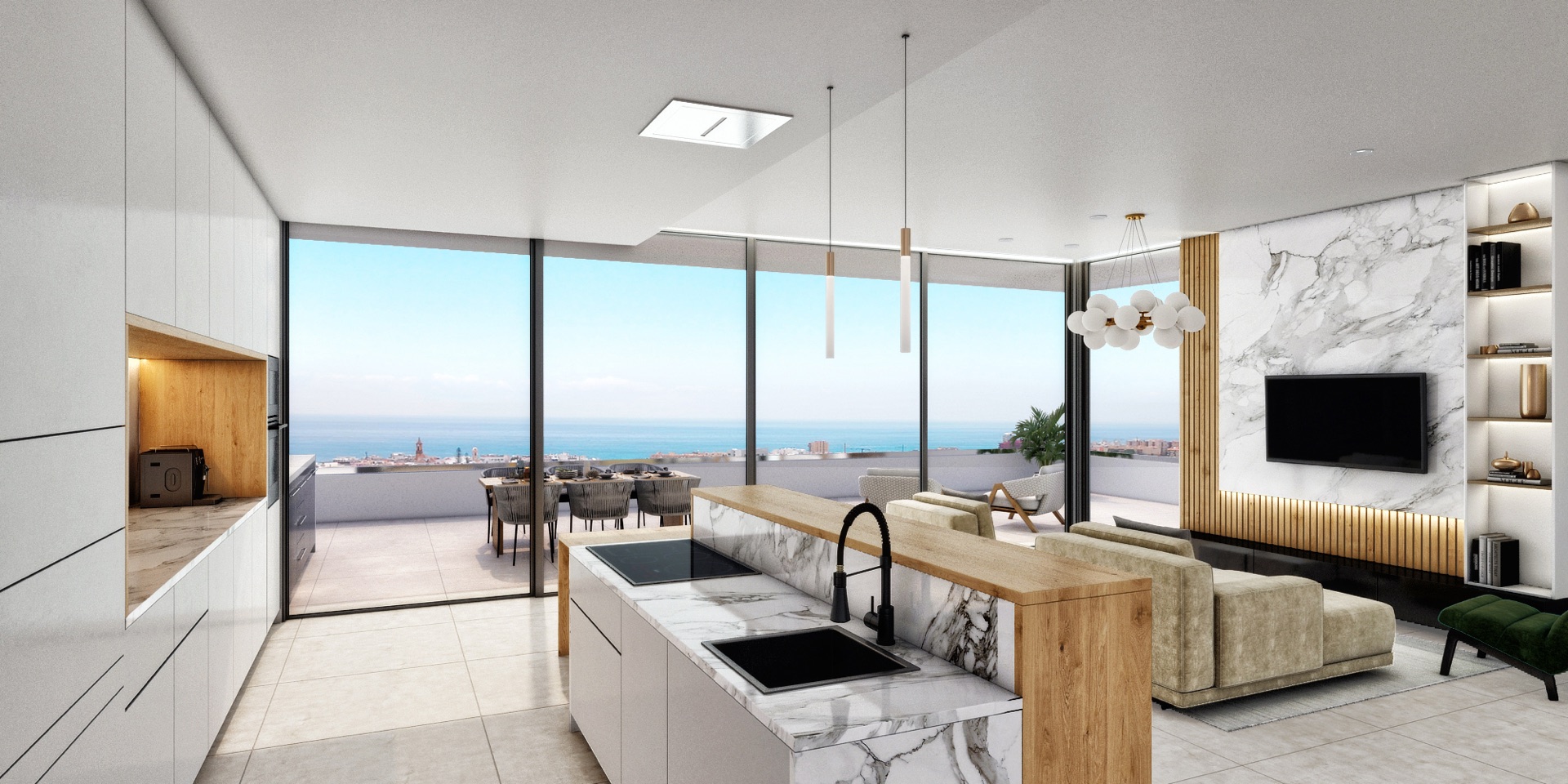 Mirador de Estepona Hills — four bedroom apartments in Altos de Estepona, Estepona (2 of 8)