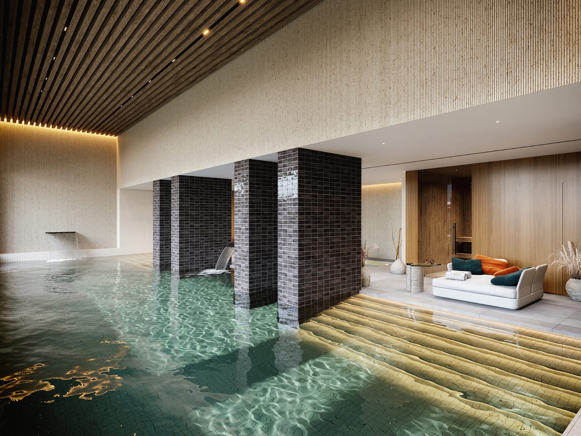 The indoor pool in the spa. Omnia, New Golden Mile, Estepona.