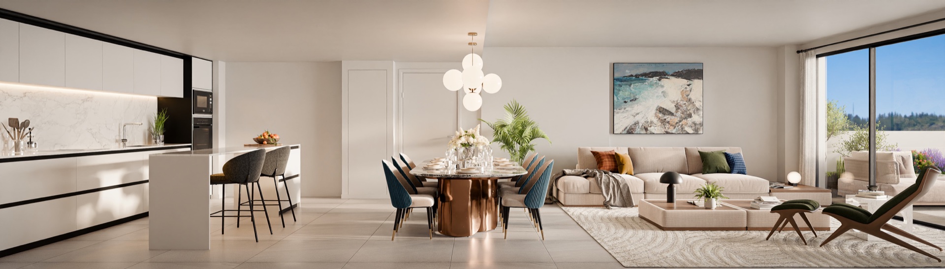 Soleil — two and three bedroom apartments in Altos de los Monteros, Marbella (3 of 10)
