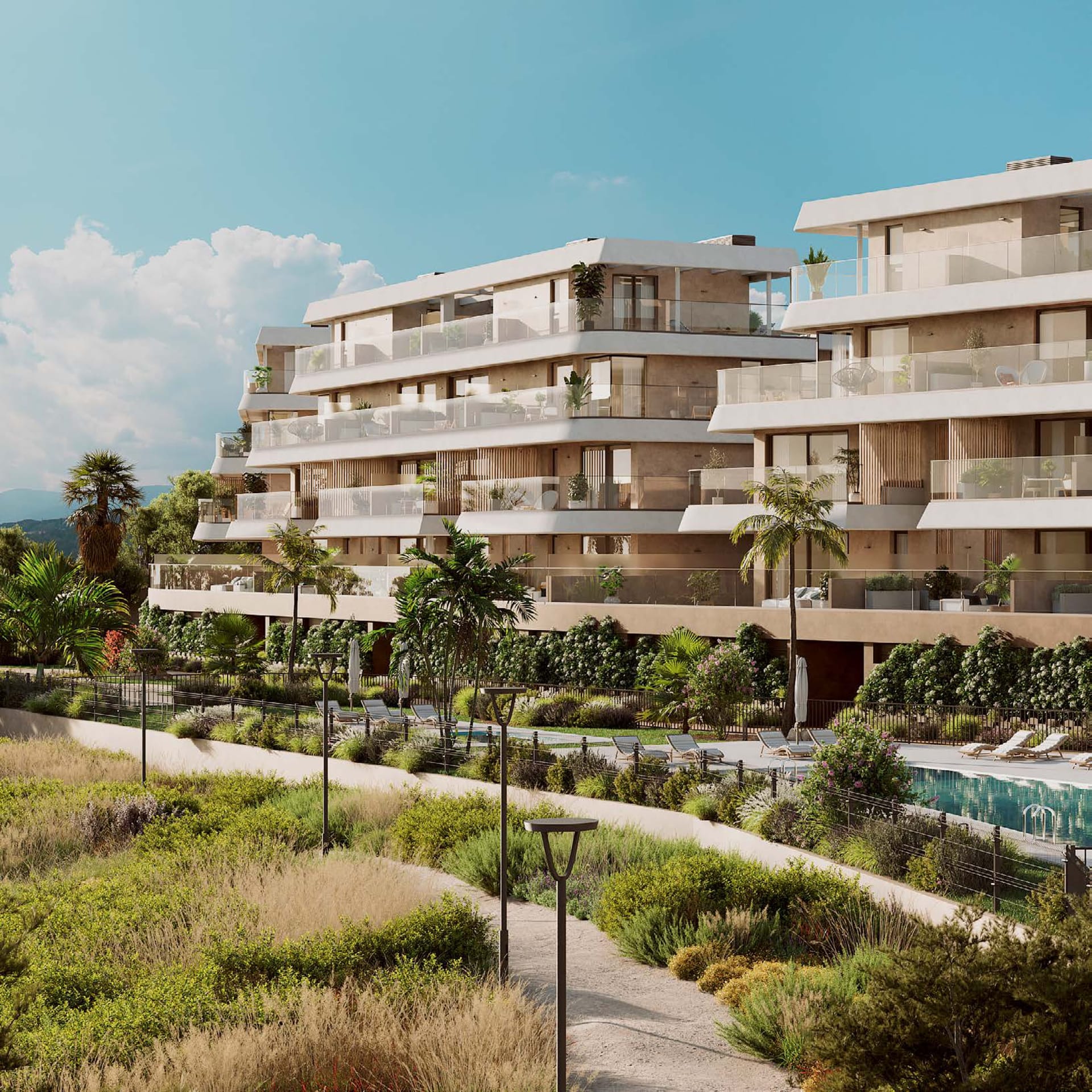 Unika I — two and three bedroom apartments in Buenas Noches, Estepona (1 of 8)